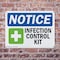Signmission Infection Control Kit, 24 in W x Rectangle, Plastic OS-2PACK-NS-P-1824-L-13698 - alternate 4